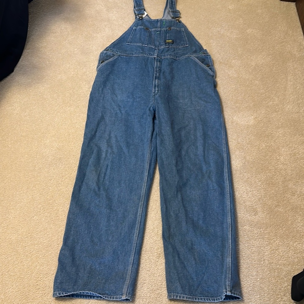 Vintage OshKosh B’ Gosh Vestbak bib overalls 100% cotton size 40X32